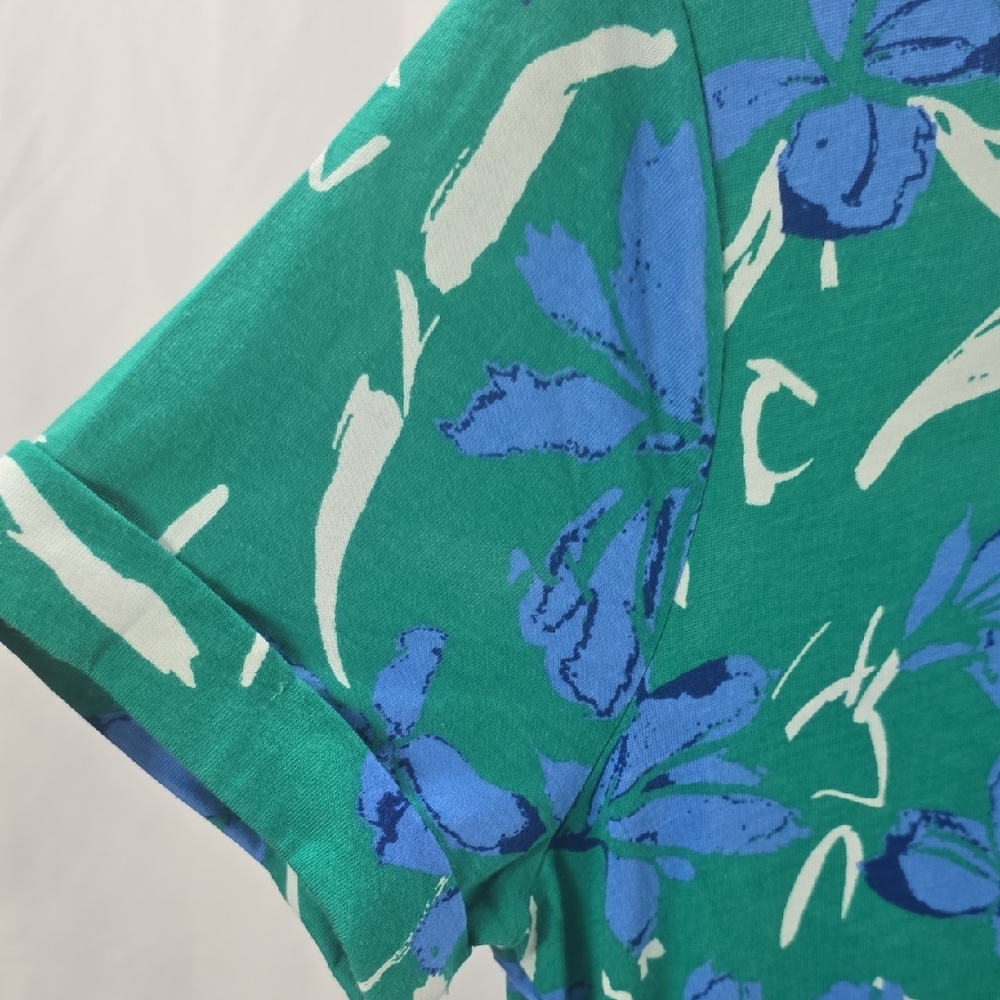 MOTTO Green and Blue Floral Maxi Dress - Picture 4 of 7